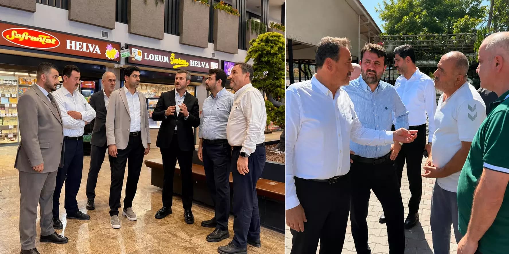 AK Parti’den terminal ve kordon park ziyareti
