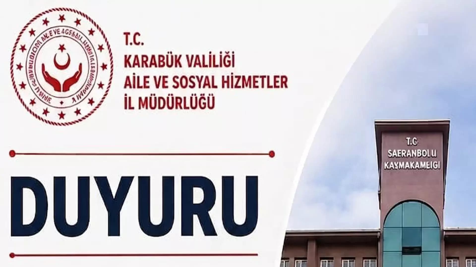 Safranbolu sosyal hizmet merkezi hizmete başladı