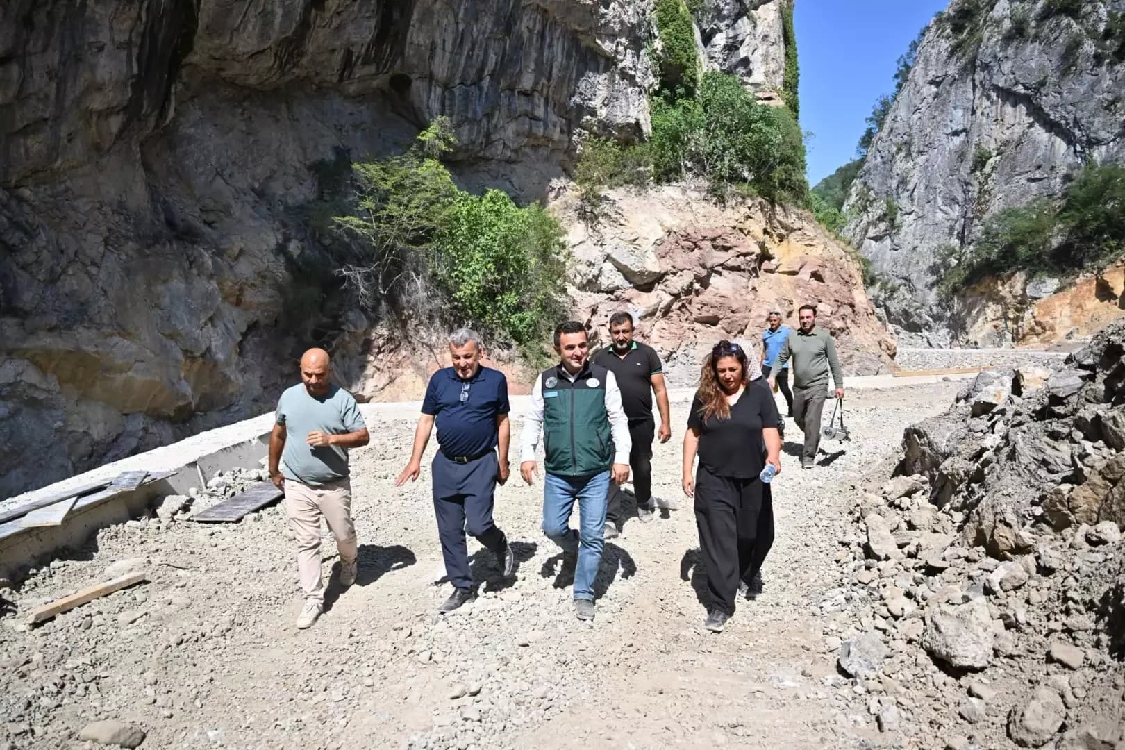 Şeker Kanyonu’nda çalışmalar hız kesmeden sürüyor
