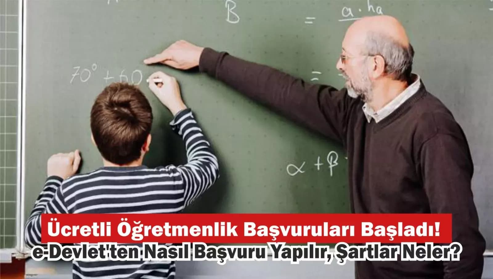Ücretli Öğretmenlik Başvuruları 2026-2027 Başladı! e-Devlet’ten Nasıl Başvuru Yapılır, Şartlar Neler?