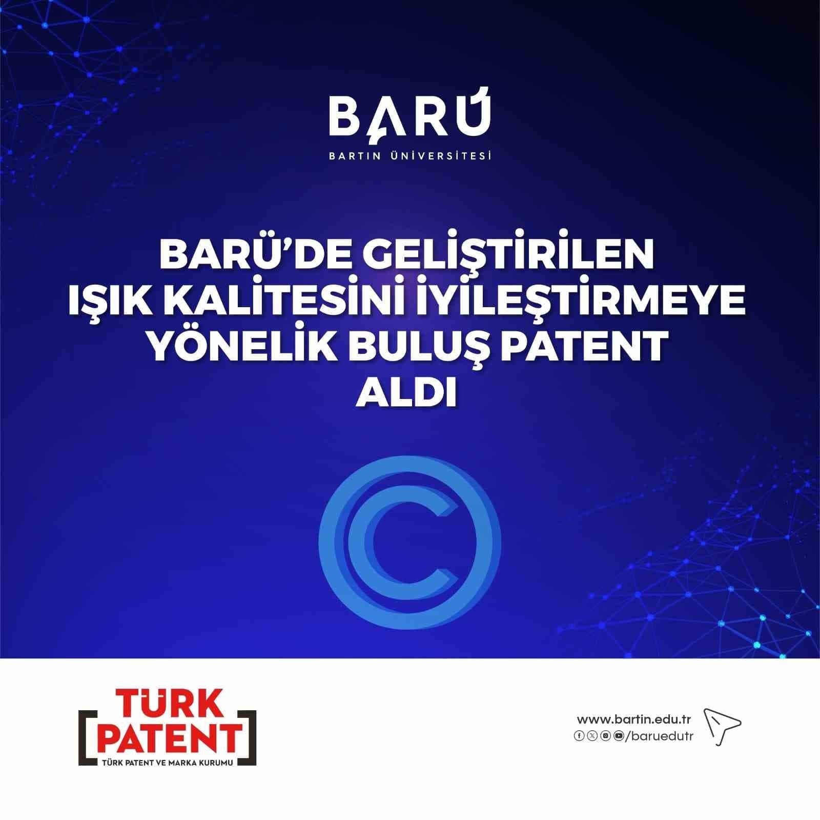 BARÜ’de geliştirilen ışık kalitesini iyileştirmeye yönelik buluş patent aldı