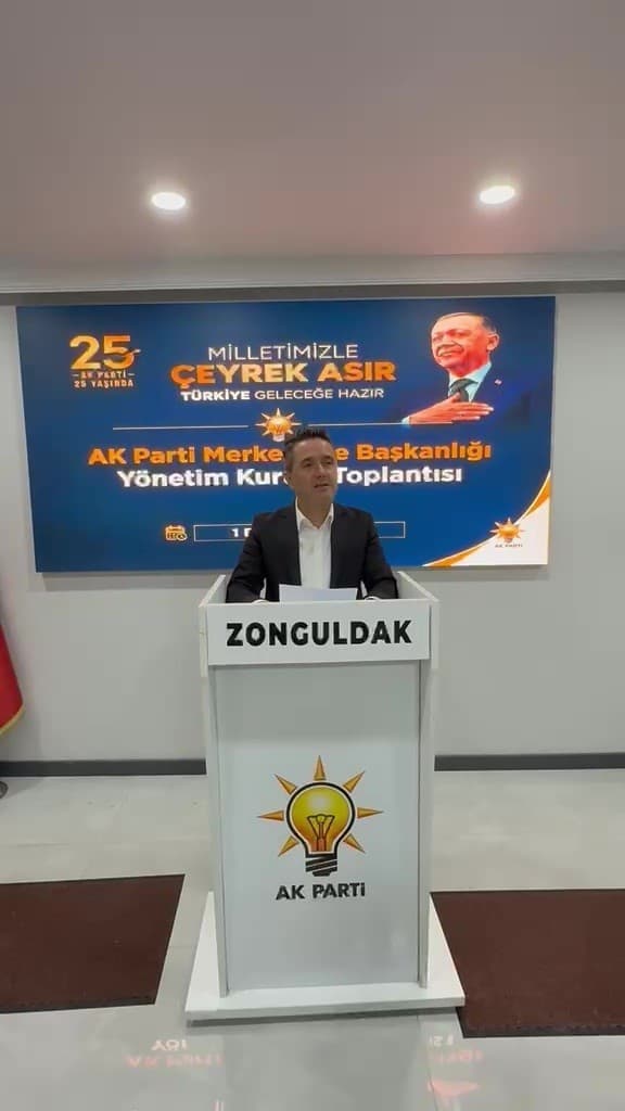 AK Parti Zonguldak Merkez İlçe Başkanı Sezer Köroğlu görevinden istifa etti