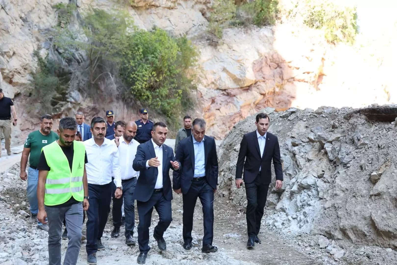 Vali Çağatay’dan Şeker Kanyonunda inceleme