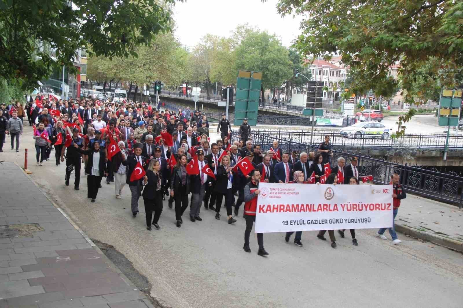 Kastamonu’da ’Gaziler Günü’ne özel yürüyüş