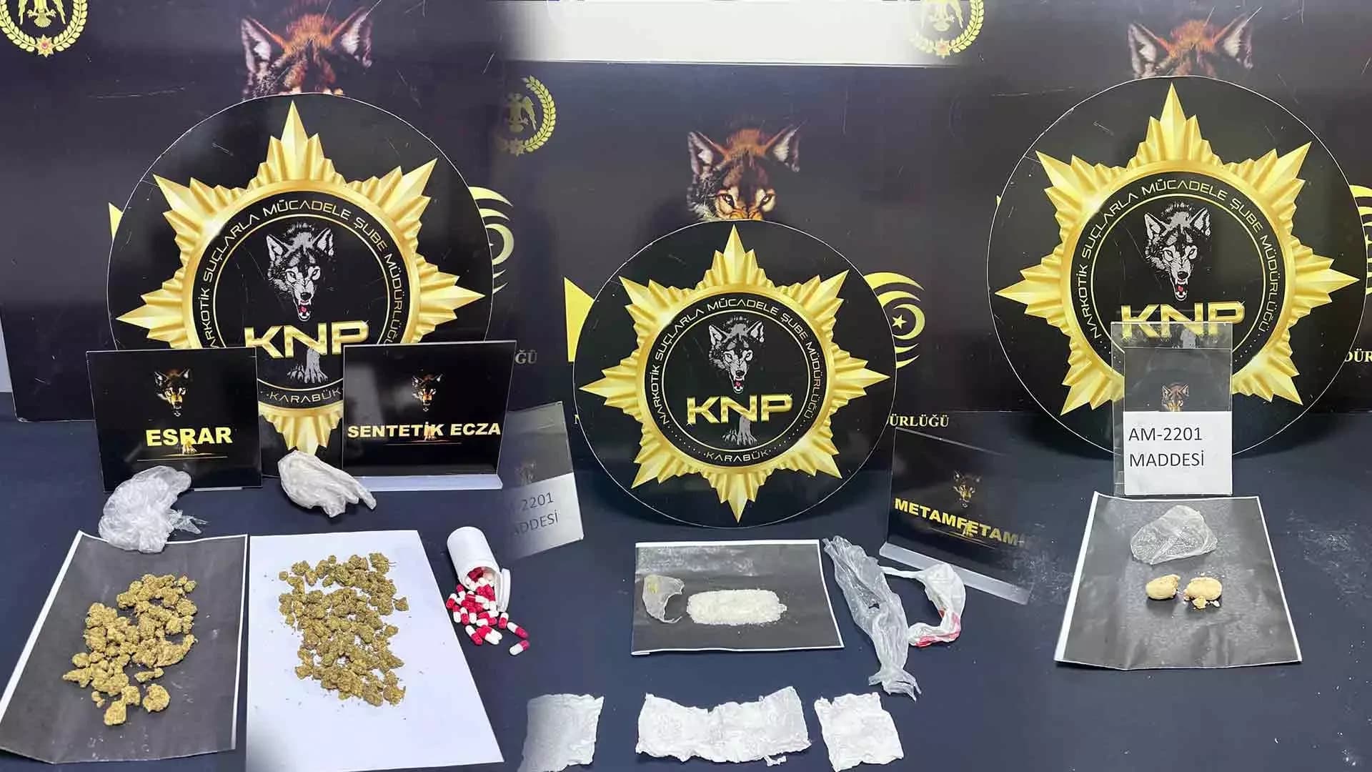 Karabük'te uyuşturucu operasyonlarında 4 şüpheli tutuklandı