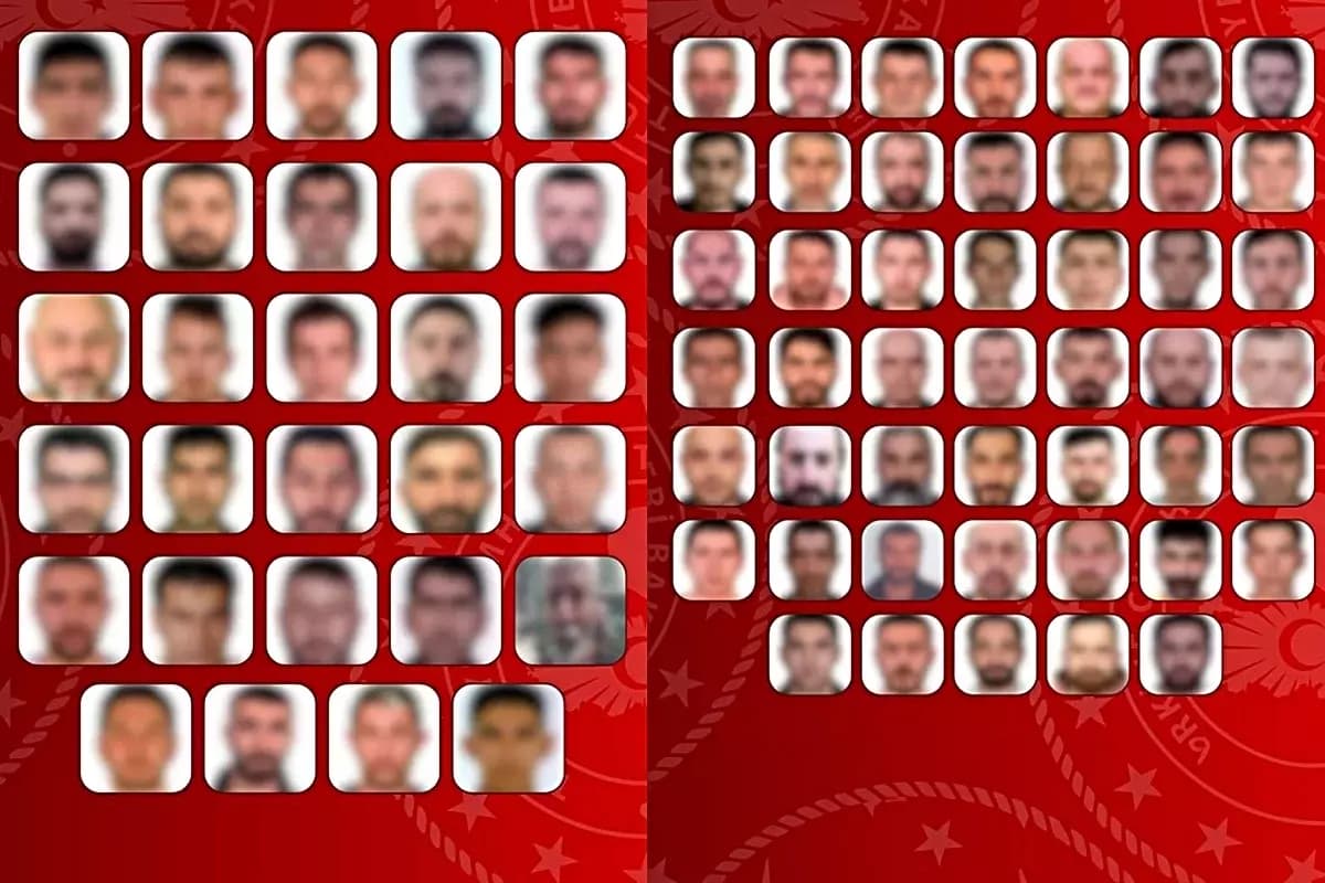 Kırmızı bültenle aranan 29, ulusal seviyede aranan 47 kişi Türkiye’ye getirildi