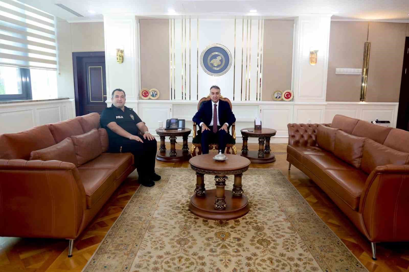 Vali Çağatay Tınmazol’unu kabul etti