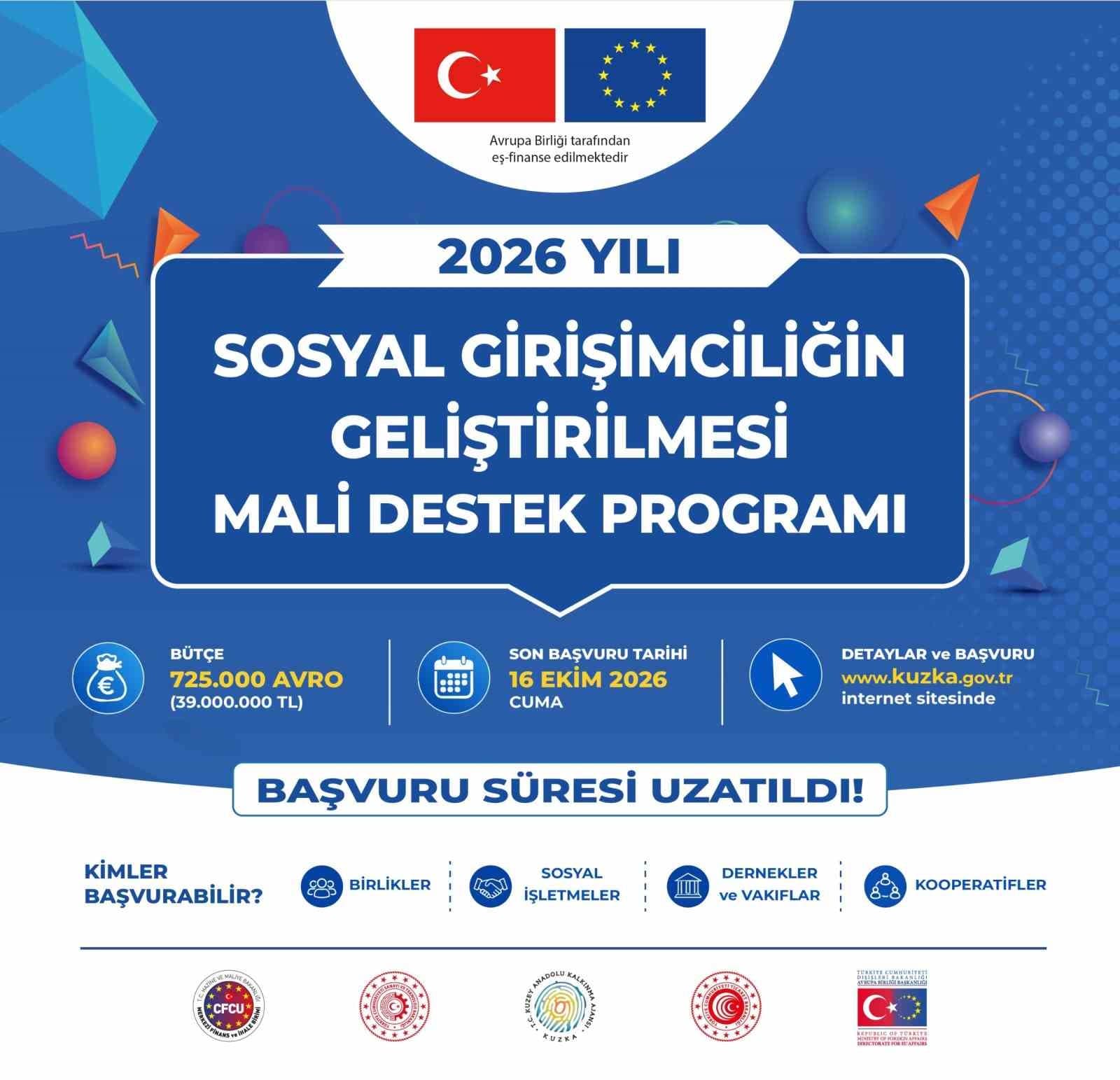 SOSGİP Mali Destek Programı için son başvuru tarihi uzatıldı