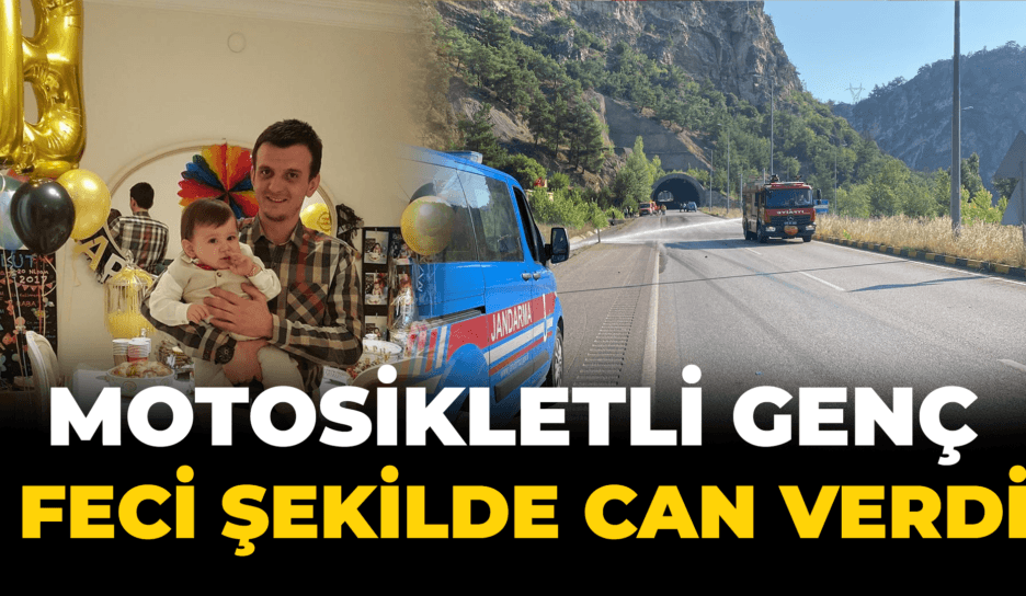 Yoğun sis sonucu motosikletli genç feci şekilde can verdi