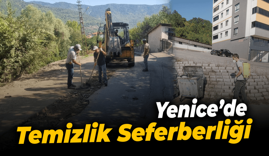 Yenice Belediyesi'nden temizlik çalışmaları