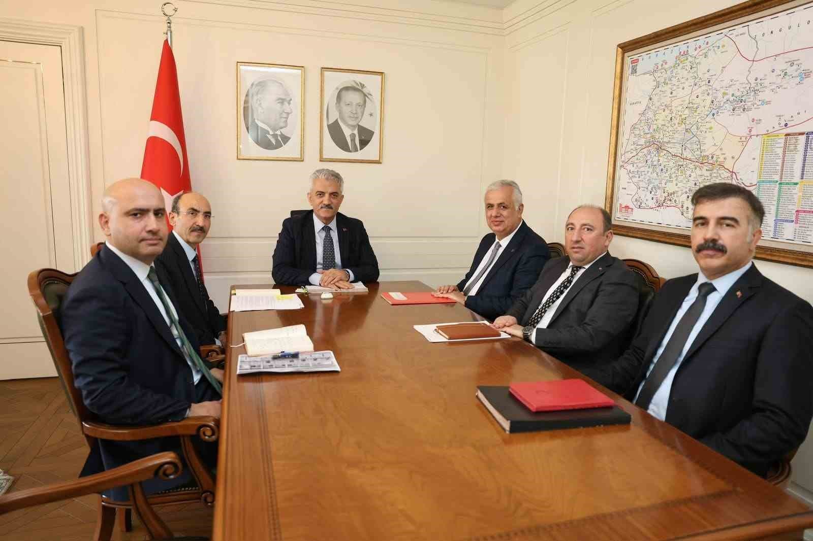 Düzce’de devam eden ve planlanan projeler masaya yatırıldı