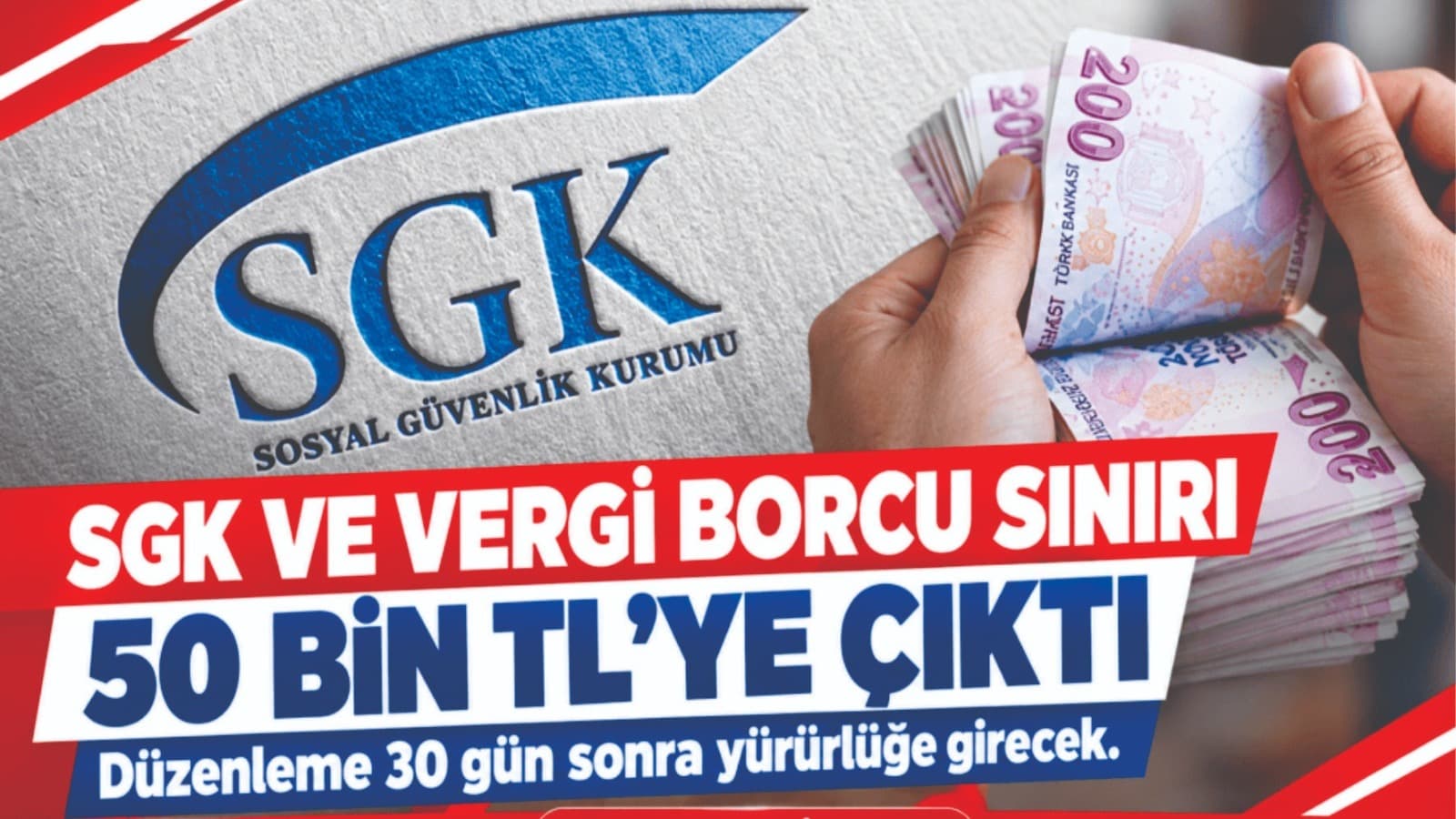 SGK ve vergi borcu olanlar dikkat! 50 bin TL sınırı geldi!