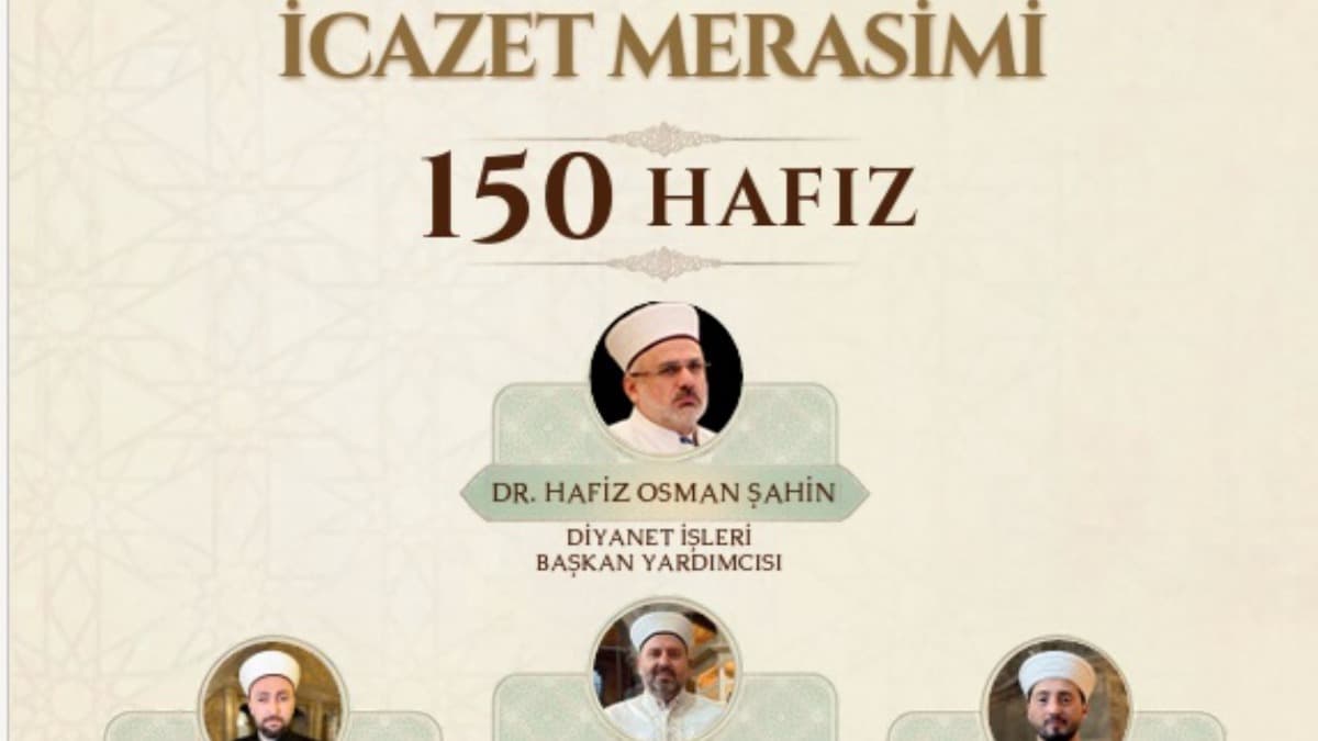 Karabük'te 150 öğrenci için hafızlık icazet merasimi