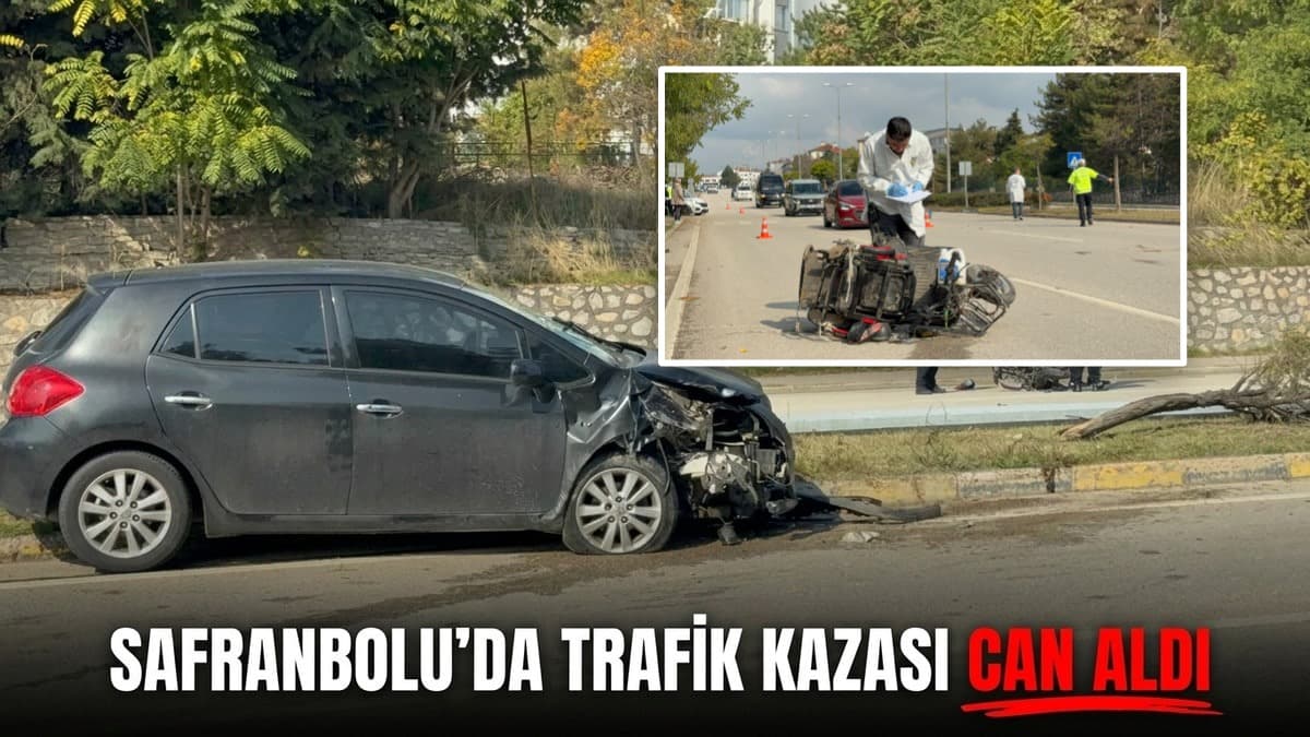 SAFRANBOLU’DA TRAFİK KAZASI CAN ALDI