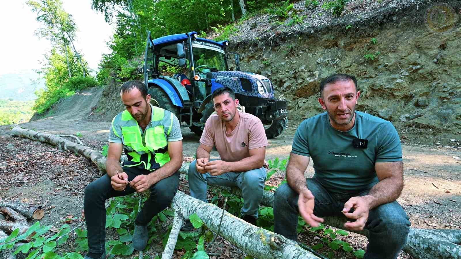 Köyüne dönen vatandaşa Orköy’den traktör desteği