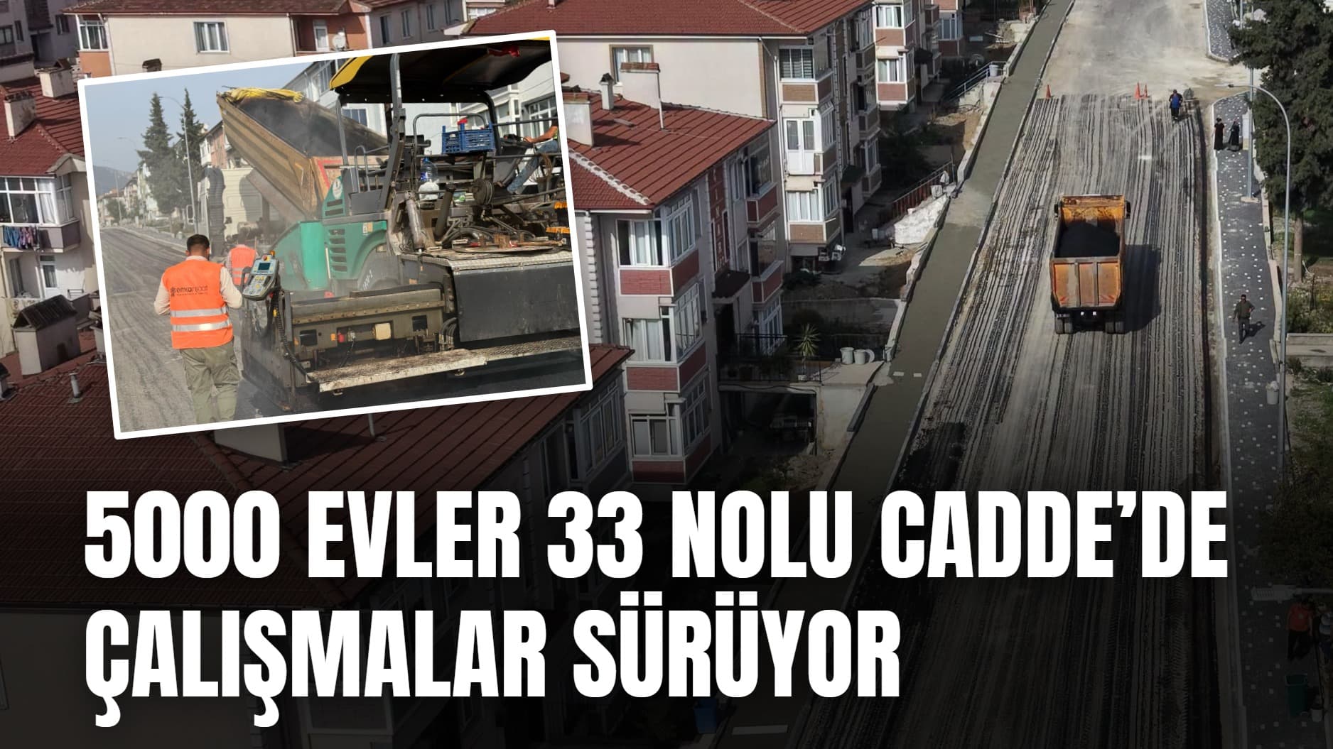 Karabük'te 33 Nolu Cadde çalışmaları hızla sürüyor