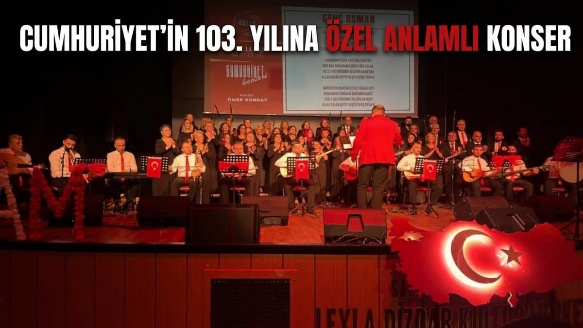 Cumhuriyet’in 103. yılına özel anlamlı konser