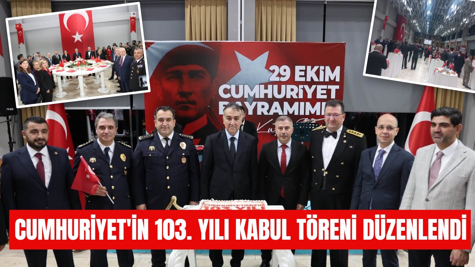 Cumhuriyet'in 103. yılı kabul töreni düzenlendi