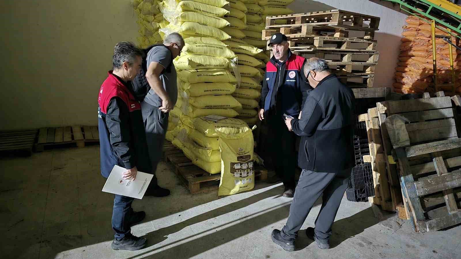 Gübrelerde dna barkod denetimi yapıldı