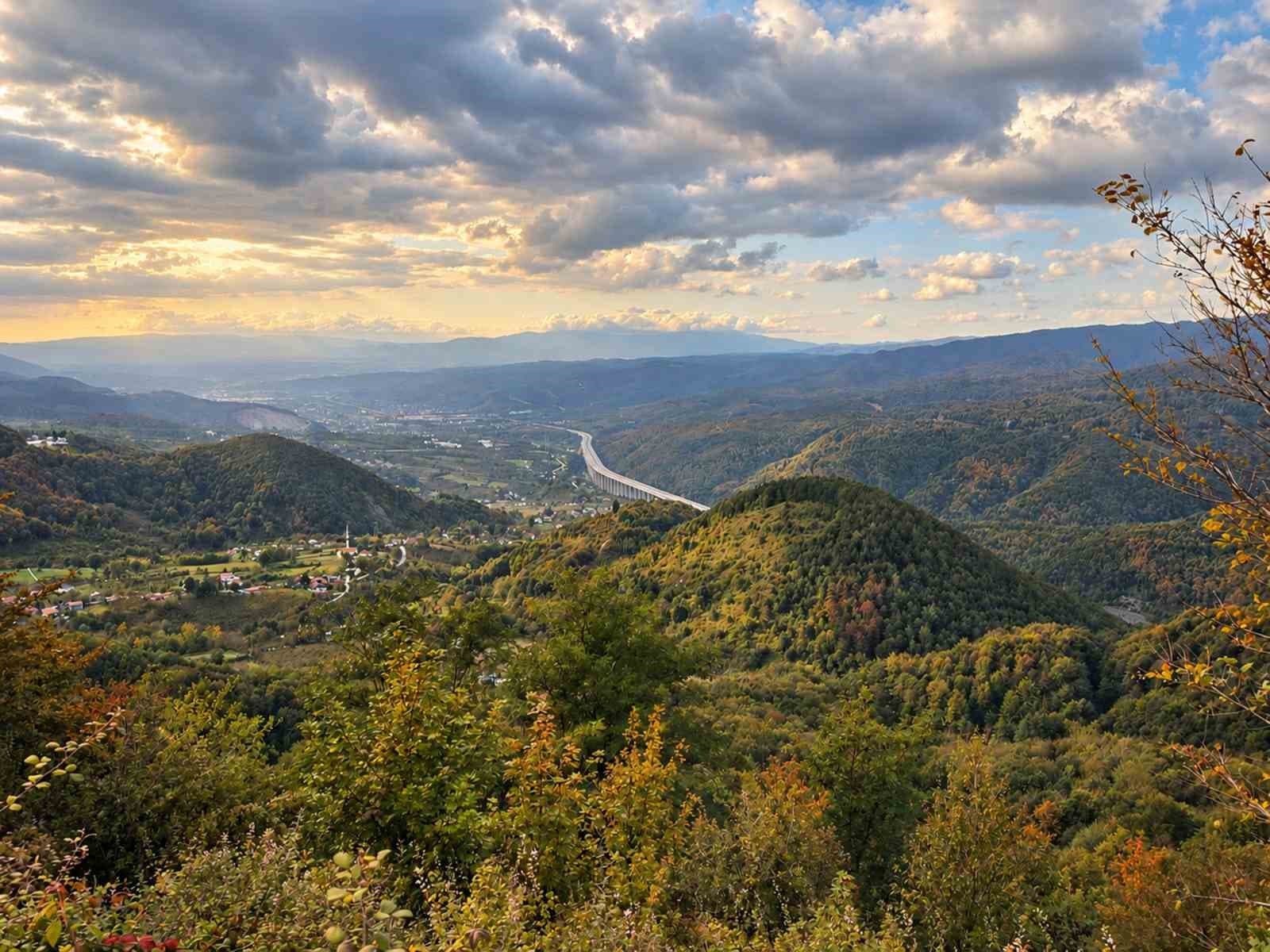 Bolu Dağı’nda sonbahar manzarası
