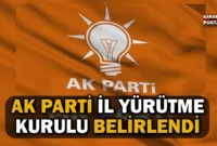 AK Parti’de Yürütme Kurulu Üyeleri  Belirlendi