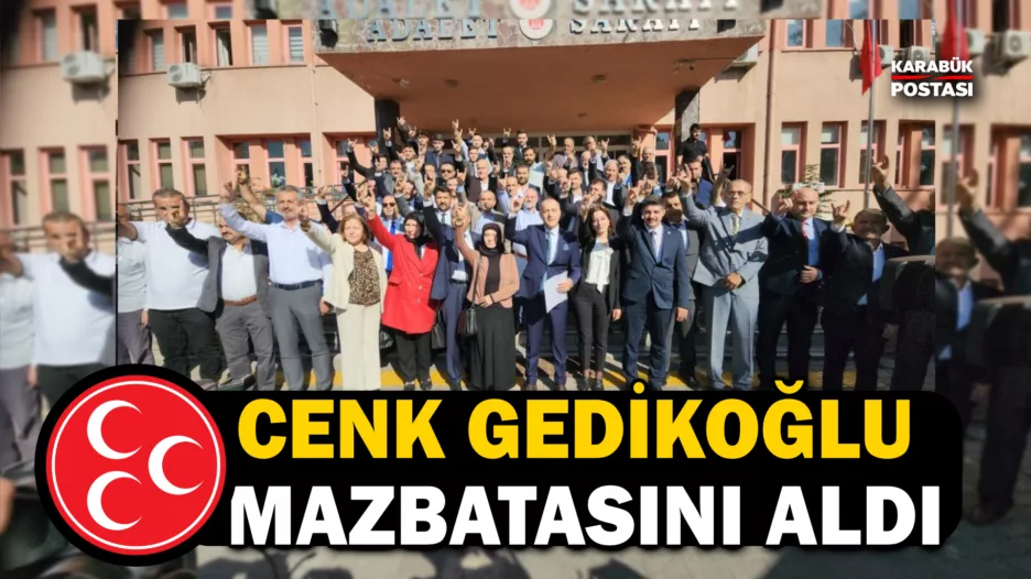 MHP İl Başkanı Gedikoğlu Mazbatasını Aldı