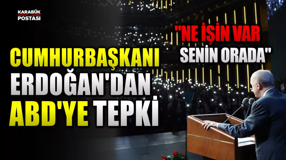 Cumhurbaşkanı Erdoğan: “Ne işin var senin orada?”