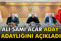Acar Safranbolu Belediye Başkanlığına aday adaylığını açıkladı