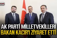 AK Parti Milletvekilleri Bakan Kacır’la Görüştü