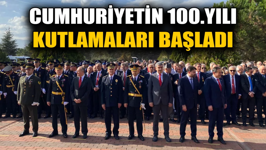 Karabük’te Cumhuriyet’in 100. yılı kutlamaları başladı