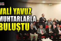 Karabük Valisi Mustafa Yavuz Muhtarları Dinledi