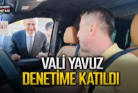 Karabük Valisi Yavuz, Trafik Denetimine Katıldı