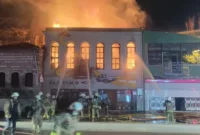 Balat Oyuncak Müzesi’nde büyük yangın: Alev alev yanan müze küle döndü