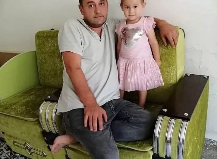 Baba ve 5 yaşındaki kızı kazada hayatını kaybetti