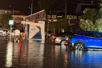Fethiye’de kuvvetli yağış etkili oldu