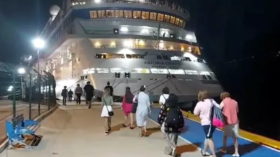 Rus turistleri taşıyan kruvaziyer gemi 27. kez Amasra’da
