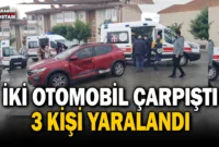 Karabük’te iki otomobilin çarpıştığı kazada 3 kişi yaralandı