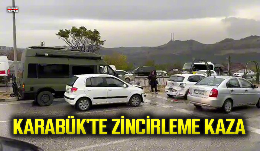Karabük’te zincirleme trafik kazası: 2 çocuk yaralı