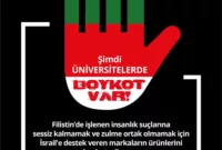 BKÜB’de yer alan 17 üniversite İsrail’e destek veren markaları boykot edecek