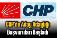 CHP’de Aday Adaylığı Başvuruları Başladı