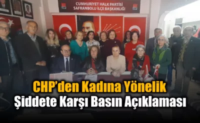 CHP’den 25 Kasım Basın Açıklaması