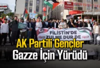 Karabük’te AK Partili Gençler, Gazze İçin Yürüdü