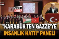 “Karabük’ten Gazze’ye İnsanlık Hattı” paneli düzenlendi