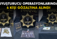 Karabük’te uyuşturucu operasyonları: 6 gözaltı