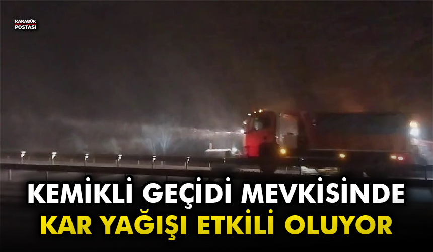 Karadeniz’i İstanbul’a bağlayan yolda kar yağışı etkili oluyor