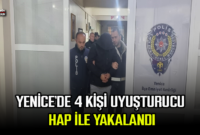 Karabük’te binlerce uyuşturucu hap ile yakalanan 4 kişi tutuklandı