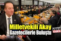 Milletvekili Cevdet Akay Gazetecilerle Buluştu
