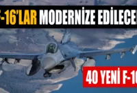 Türkiye ABD’den 40 Yeni F-16 alacak, Mevcut 79 F-16’sı Modernize Edilecek