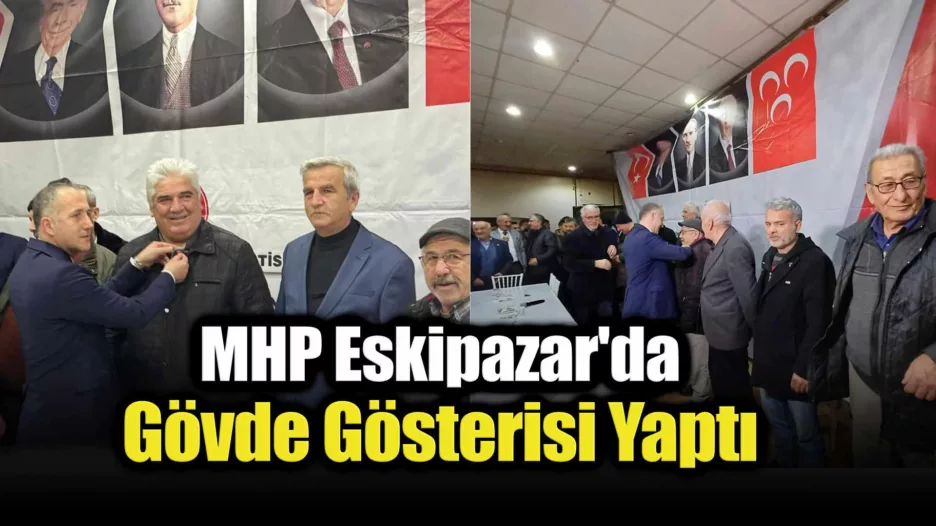 MHP Eskipazar’da Gövde Gösterisi Yaptı