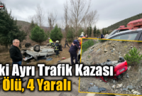 Karabük’te iki ayrı trafik kazası: 1 ölü, 4 yaralı